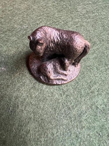 Miniature bronze cast shetland - bronze,