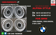 4 Alpina alloy wheels 6x15 +