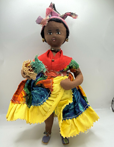 Handmade style cloth rag girl - handmade,