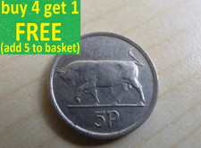 Ireland 5 Pence Irish Bull /