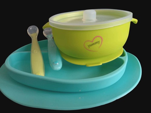 Baby silicone suction - baby, bowl