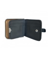 Square leather tray - leather,