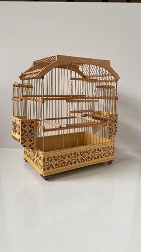 Hand made bird cage - made,