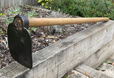 Vintage Large Garden Chillington Hoe Trenching Hoe Mattock Allotment Farm Tool
