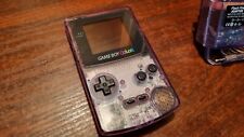 NINTENDO GAMEBOY COLOR COLOUR PURPLE & 4 GAMES #S185B141