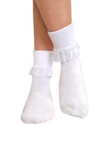 Girls Frilly Ankle Lace Socks