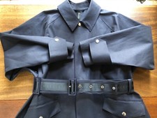 Mackintosh Coat Men's Medium Navy Bonded Cotton Handmade in Scotland New £1395