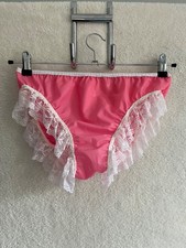 Pink Frilly Sissy Latex Bikini