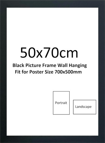 Decoro 50x70cm black poster - 50x70cm,