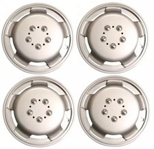 FOR MINI CLUBVAN - PREMIUM 15" DEEP DISH SILVER WHEEL TRIMS SET OF 4