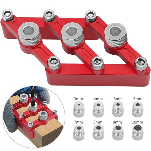 Self centering dowelling jig - self-centering,