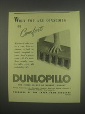 1949 Dunlopillo Mattress Ad -