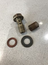 Jaguar MK2 MK1 2.4 Solex Carburettor Fuel Pipe Brass Banjo Bolt 4993 M12 x 1.25