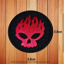 BIKER SLOGAN EMBROIDERED