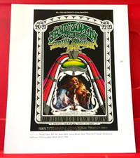 Janis Joplin/Savoy Brown/Aum Fillmore West Gig Poster Art PICTURE/PRINT 11" x 9"