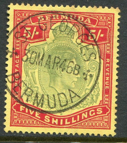 Bermuda 1938 perf 5s sg - 1938-53, 14