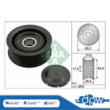 Fits Mercedes-Benz Audi + Other Models Deflection Guide Pulley DPW
