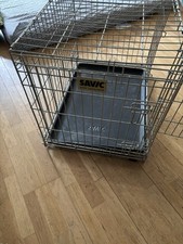 Savic Medium Folding Dog Cage Crate Tray L 30 w 22 H 24 inches 
