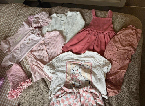 Girls one size pink - one,