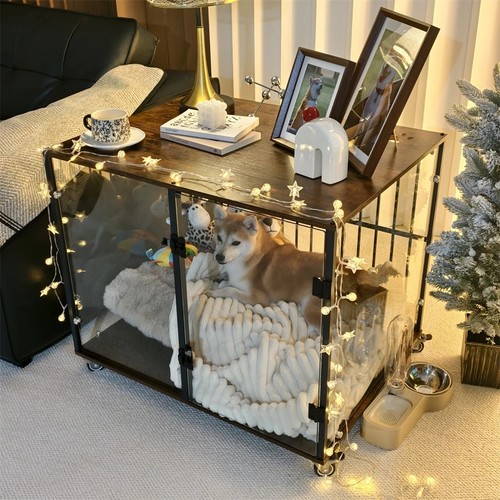 Anti bite glass dog - anti-bite, cage
