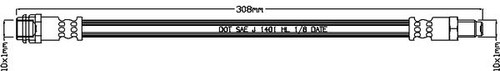 Abtex brake hydraulic hose - hydraulic,
