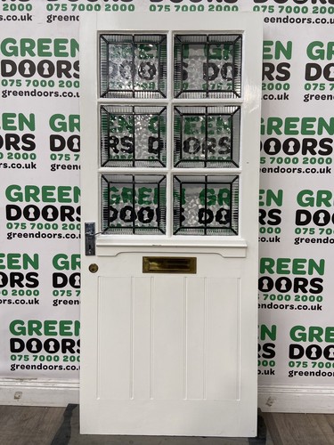 Leaded glass front door - leaded,