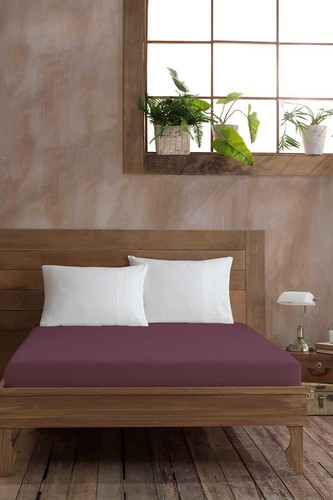 Plum sheet double - plum,