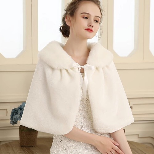 Lady bridal shrug - bolero, faux