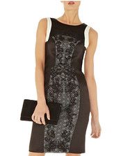 KAREN MILLEN Lace Panel Front
