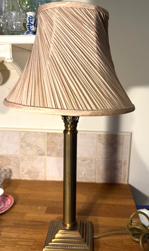 Vtg bhs lighting bronze effect - bronze,