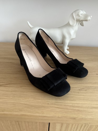 Peter kaiser black suede - black,