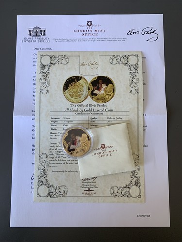 Elvis presley collectable - presley, coin