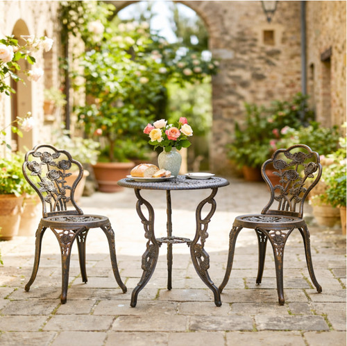 Cast aluminium bistro - bistro, set
