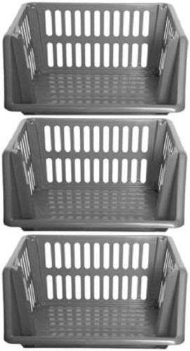 Large tier stacking baskets - 3,