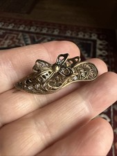 Vintage Art Deco Gold Tone
