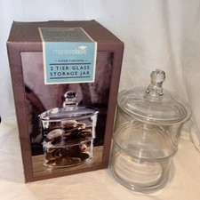 Masterclass 2 Tier Glass Storage Jar With Box
