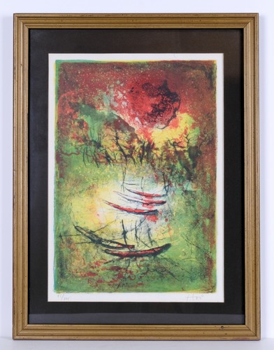 Hoi lebadang five boats hand - "five,