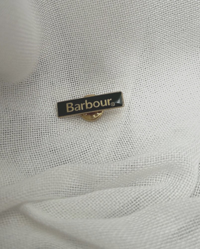 Genuine barbour pin badge dark - pin,
