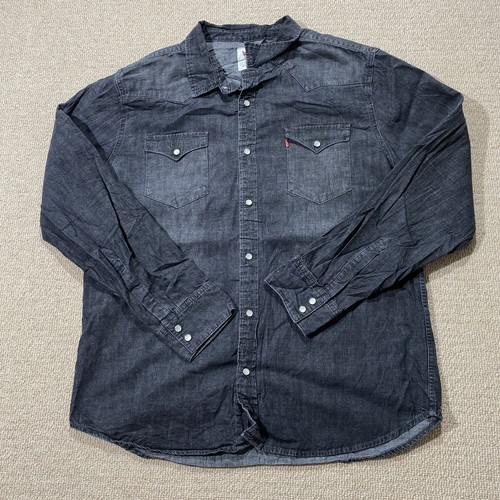 Levis denim shirt mens - levis, xl*