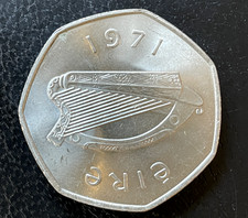 Ireland 50p 1971 EF+
