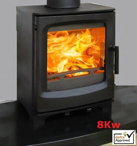 8kw multi fuel stove - fuel, iron