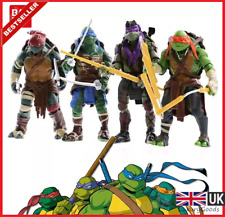 🟢4pcs set TMNT Teenage Mutant Ninja Turtles Action Figures Toy PVC Models UK🟢