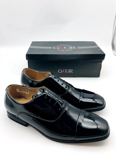 Goor mens shiny black patent - goor,