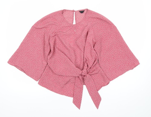 Topshop women pink polka - topshop,