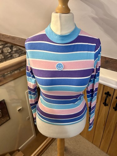 Lazy oaf striped smiley - lazy, face