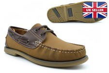 Mens Boat Shoes Leather Boat