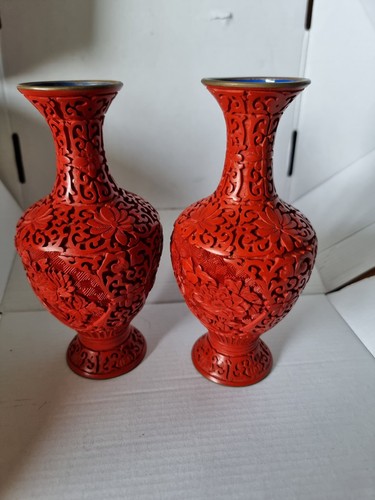 Chinese carved flower red - carved,