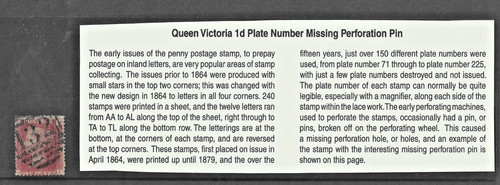Queen victoria stamps - victoria, one