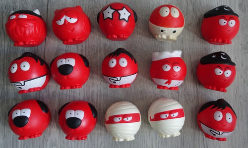Red nose day x15 noses - red, various