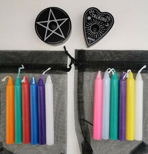 Mini spell candles holders - mini, candles/holders